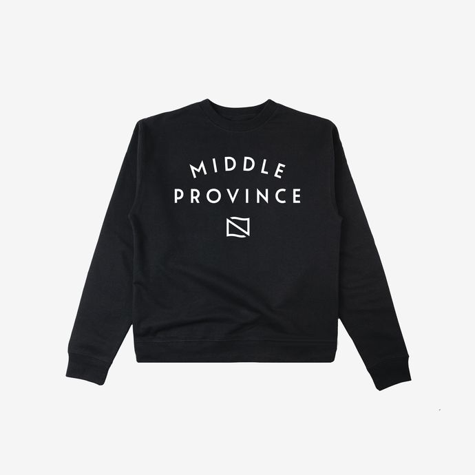Pre Order: Mid Weight Classic Middle Province Crew (Black)