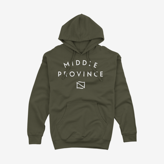 Mid Weight Classic Middle Province Hoodie (Moss Green)