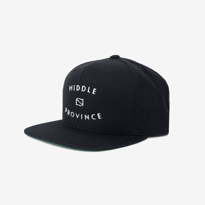 Pre Order: Middle Province Classic Embroidered Snapback (Black)