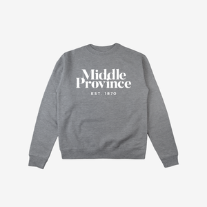Pre Order: Mid Weight 1870 Middle Province Crew (Dark Heather)
