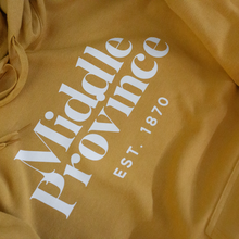 Load image into Gallery viewer, Middle Province 1870 Hoodie (Mustard)