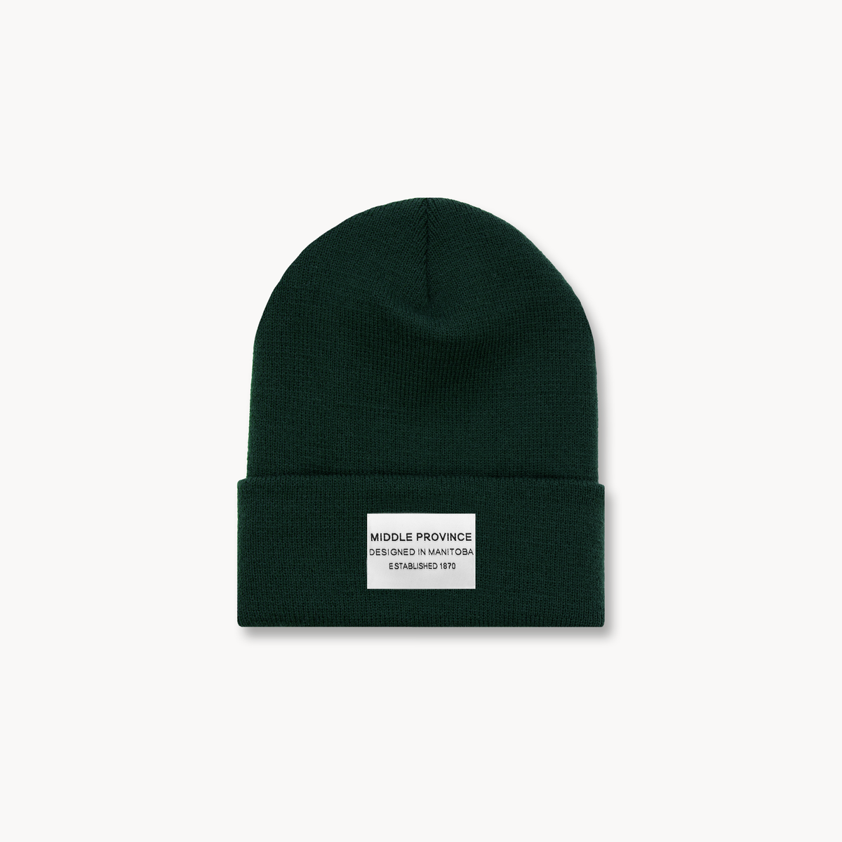 Middle Province 1870 Cuffed Toque (Forest Green)