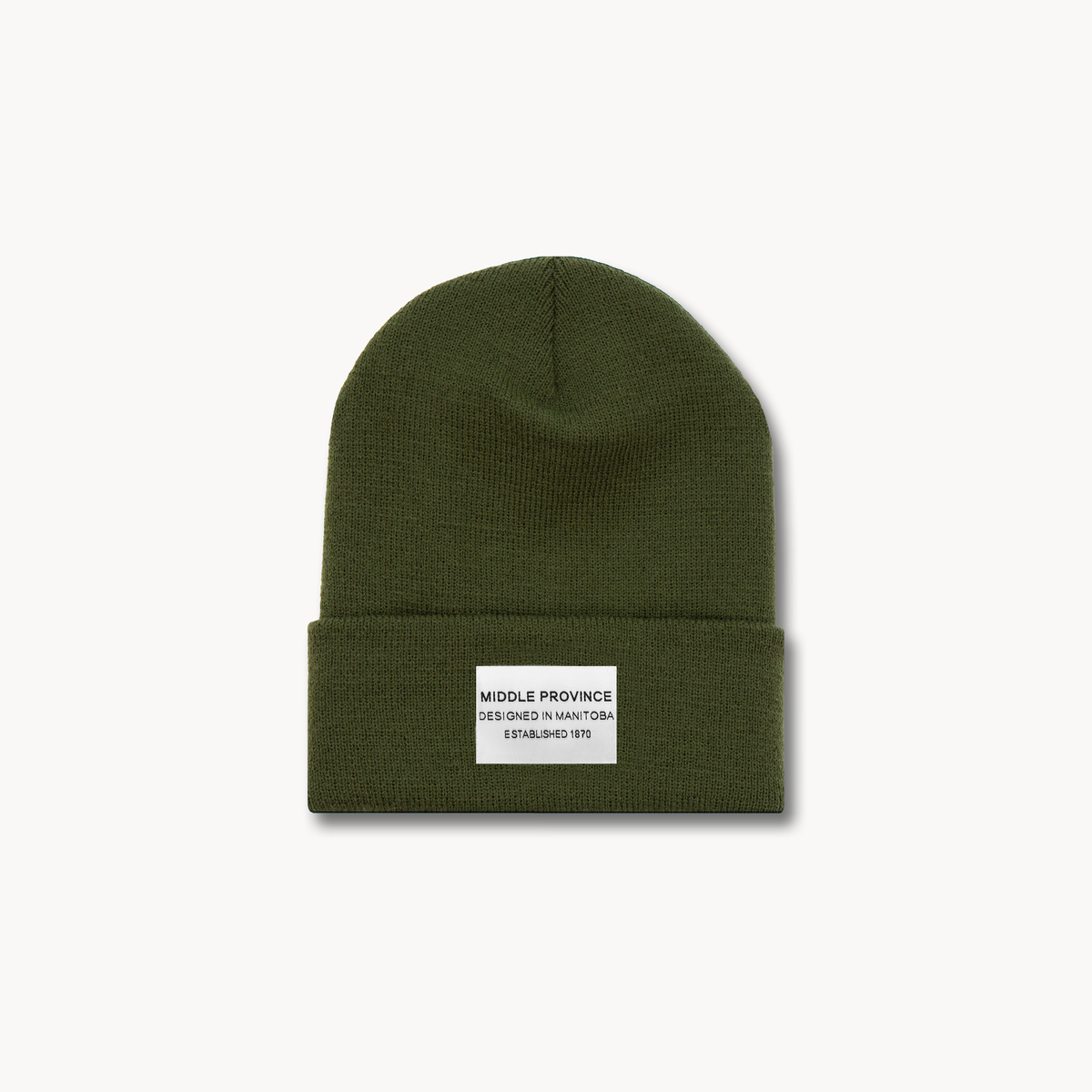Middle Province 1870 Cuffed Toque (Moss Green)