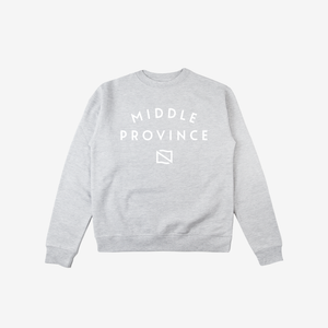 Pre Order: Mid Weight Classic Middle Province Crew (Heather Grey)