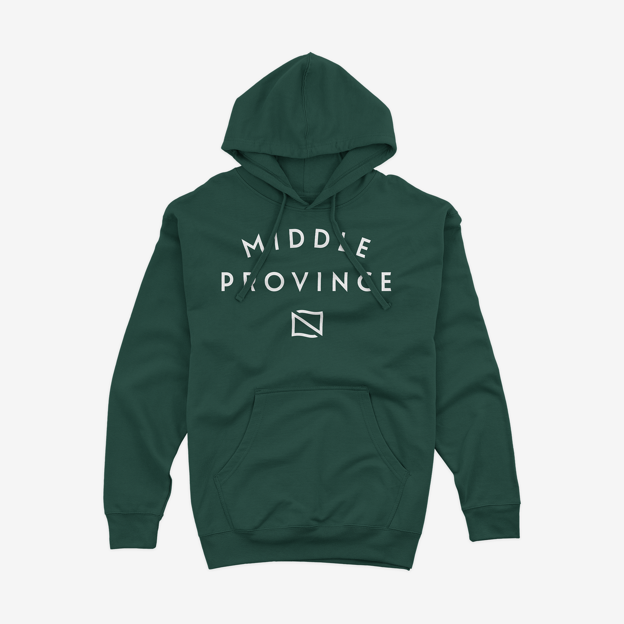 Sale: Mid Weight Classic Middle Province Hoodie (Alpine Green, Select Sizes)