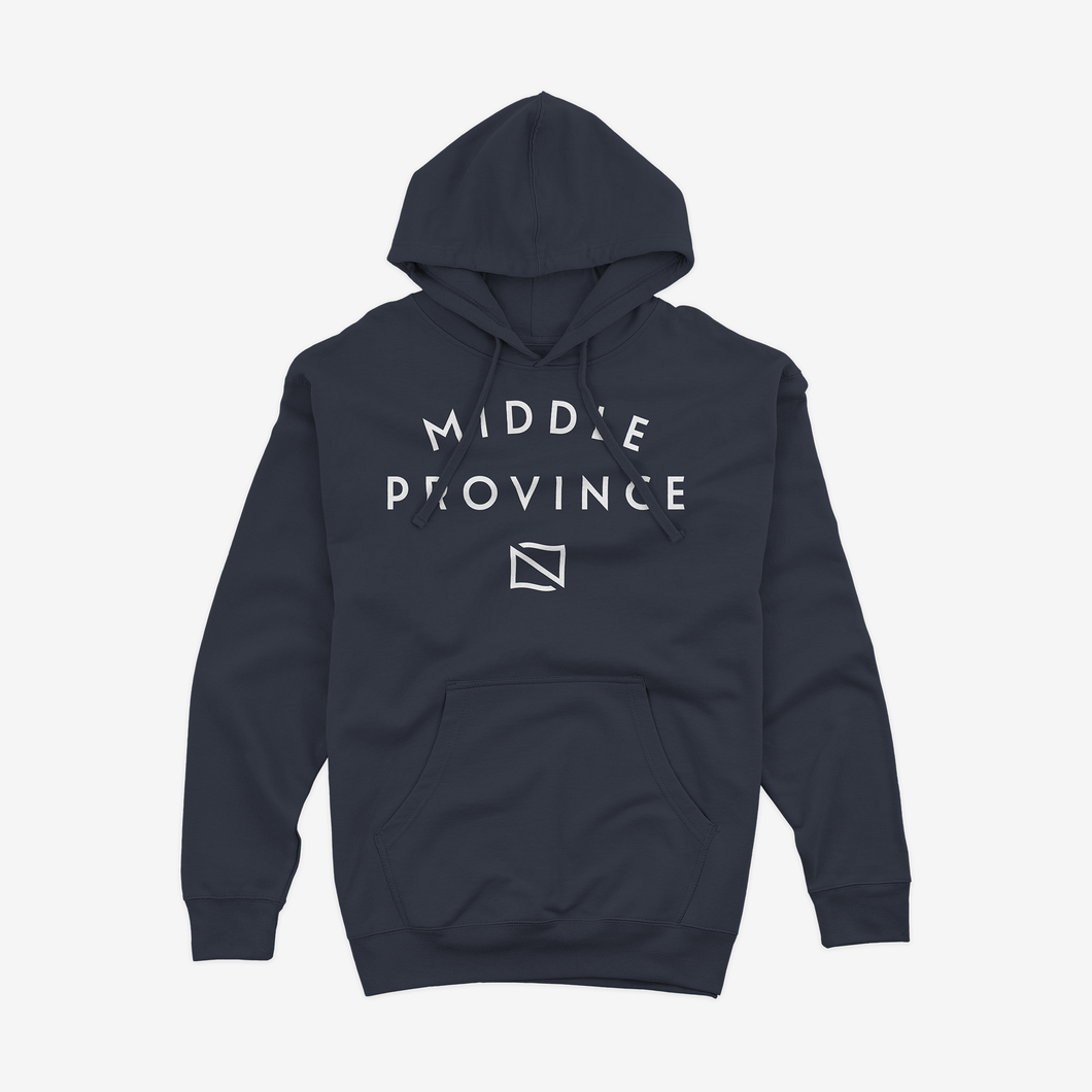 Pre Order: Mid Weight Classic Middle Province Hoodie (Navy)