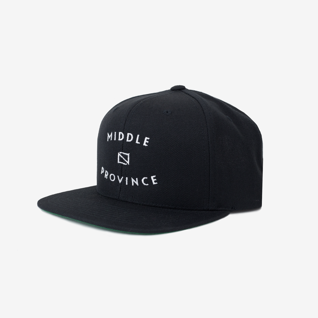 Middle Province Classic Embroidered Snapback (Black)