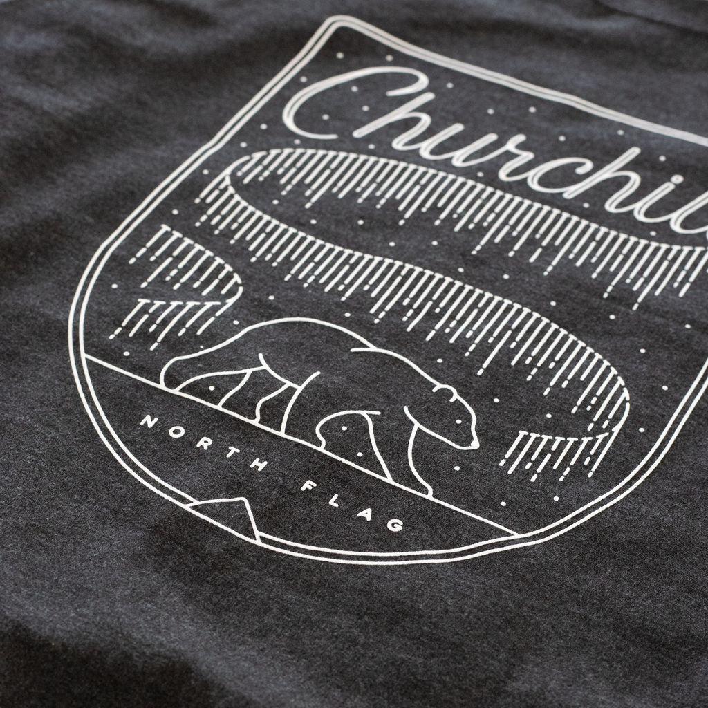 North Flag Churchill Aurora Crew (Charcoal Heather)