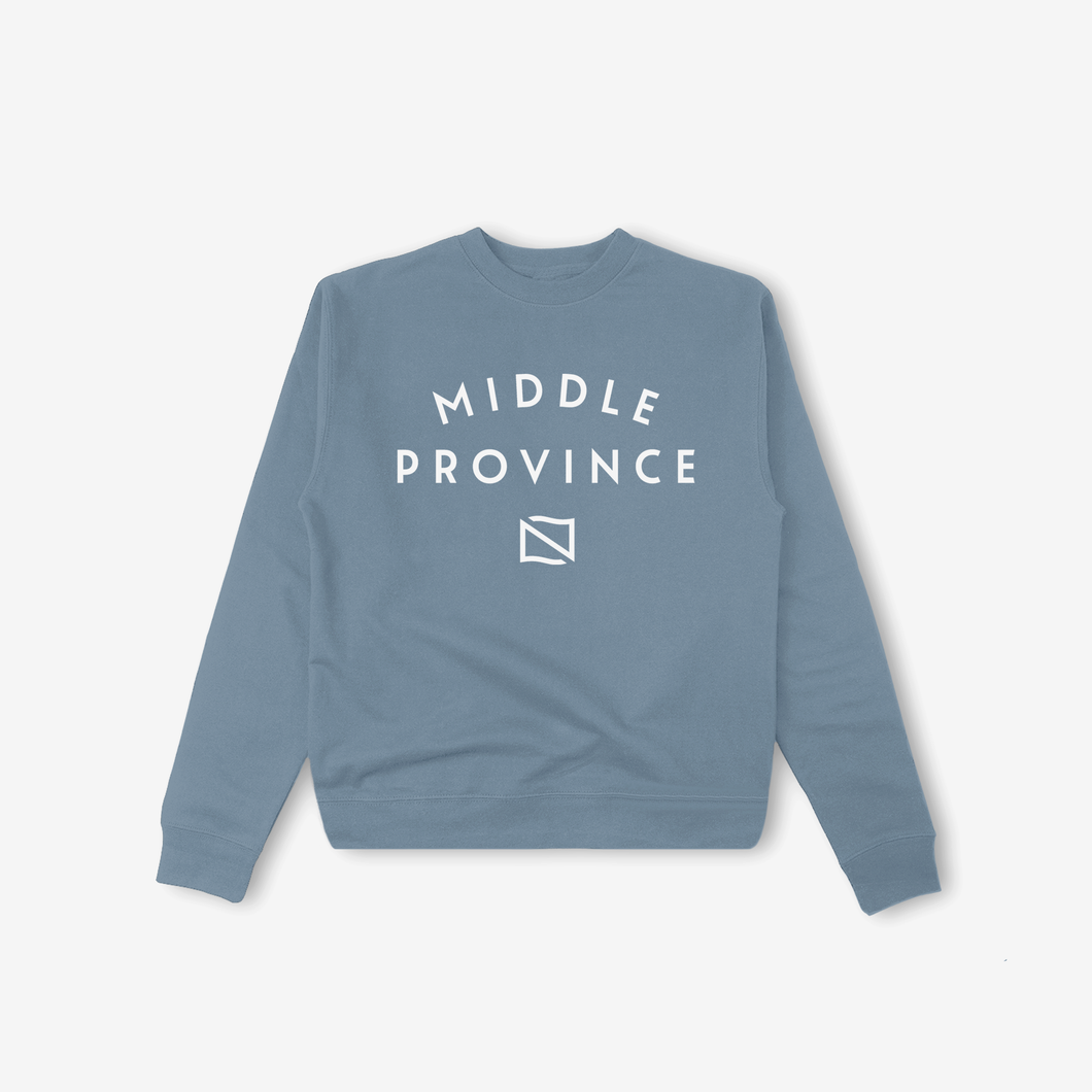 Mid Weight Classic Middle Province Crew (Slate Blue)