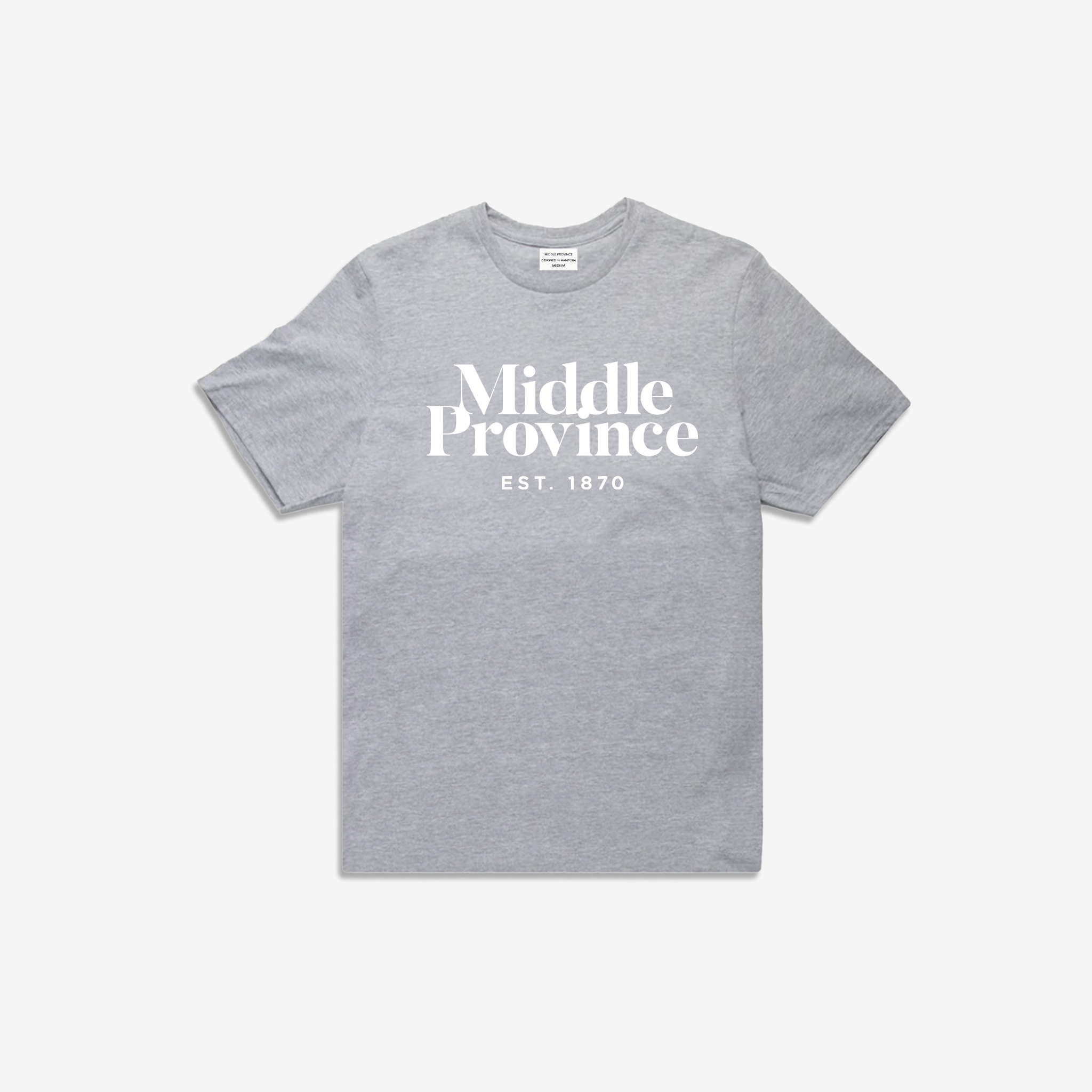 Middle Province 1870 Tee Shirt (Grey Heather)
