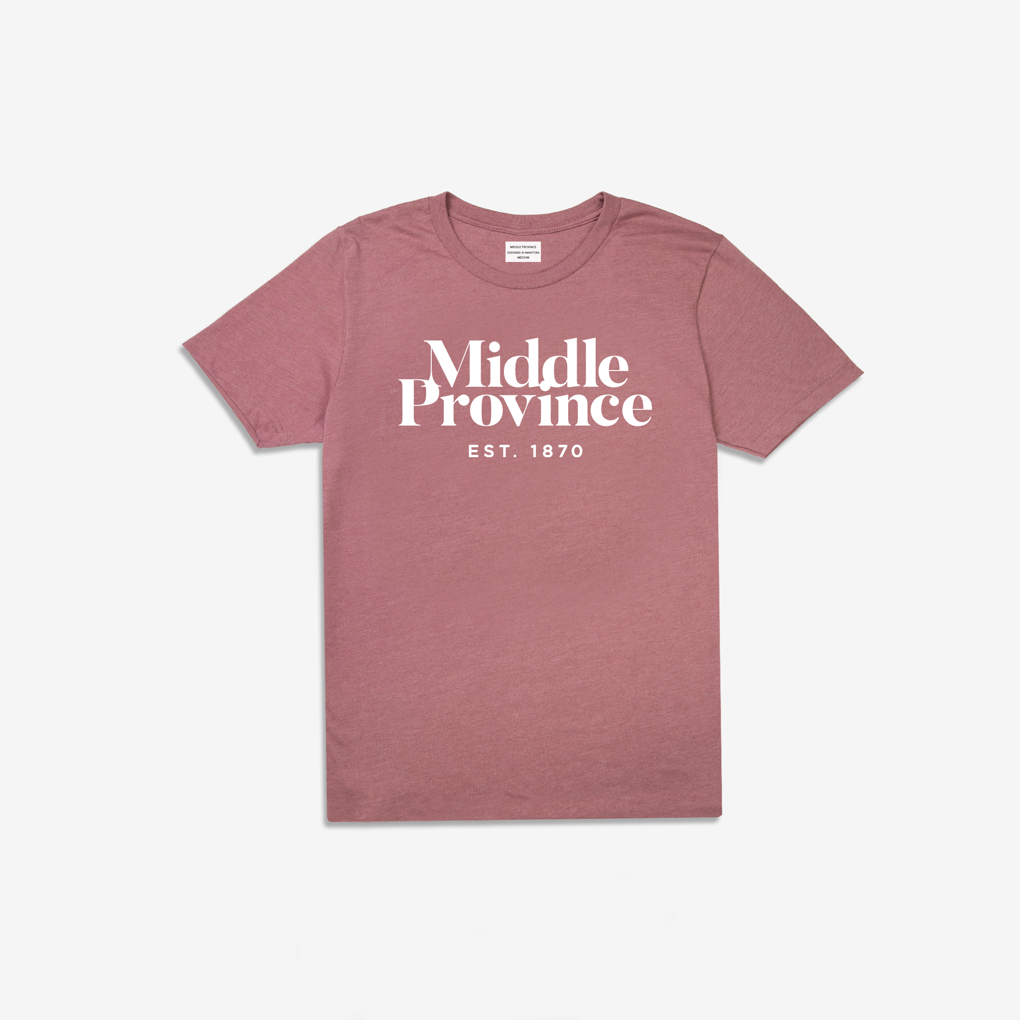Middle Province 1870 Tee Shirt (Mauve Heather)
