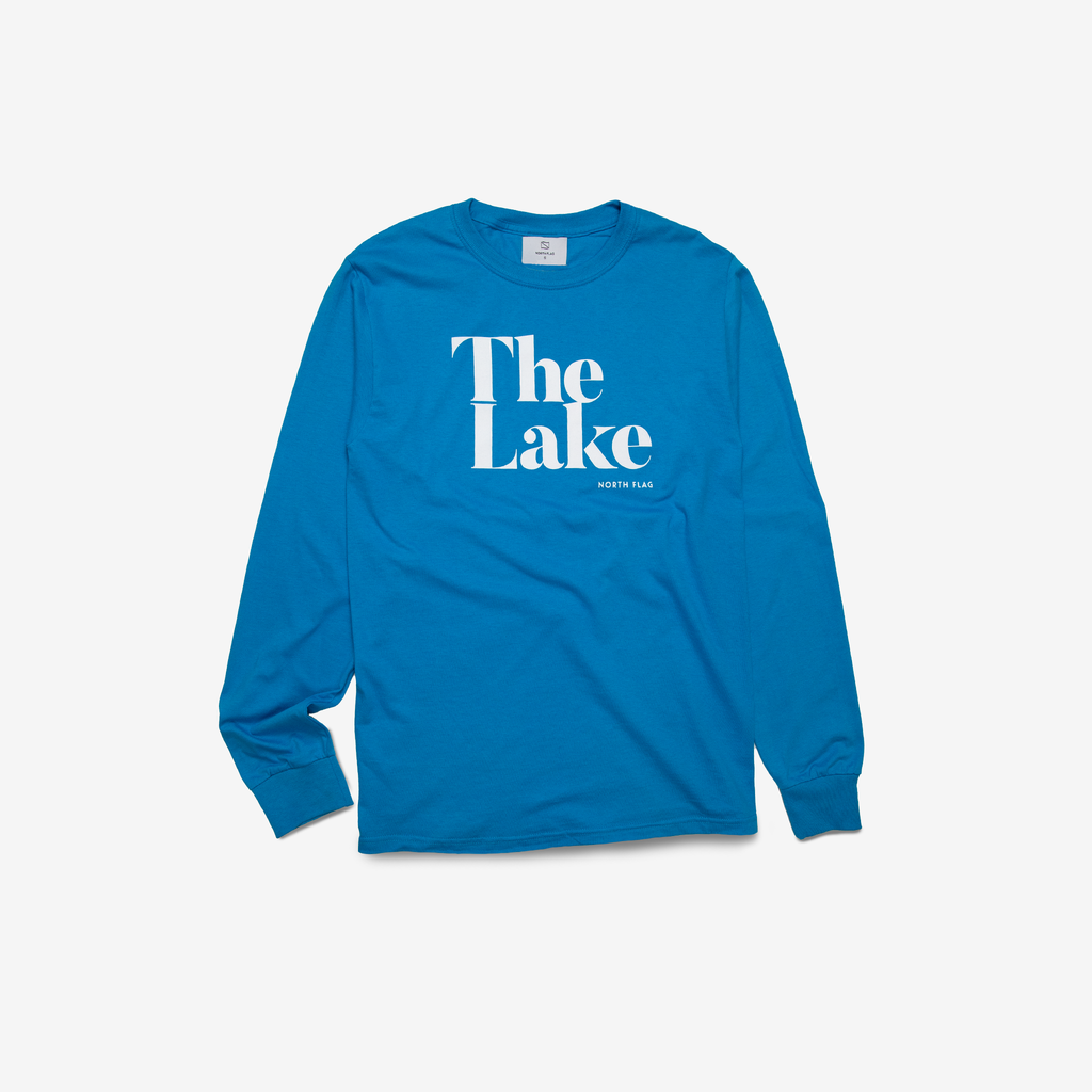 The Lake Long Sleeve Tee Shirt (Lake Blue)