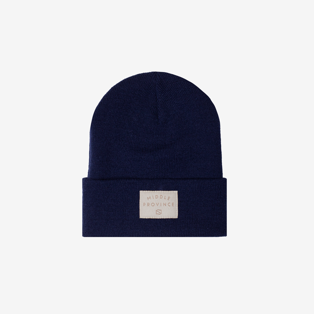 Middle Province Classic Cuffed Toque (Navy)