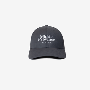 Middle Province Est. 1870 Classic Curved Snapback (Charcoal Grey)