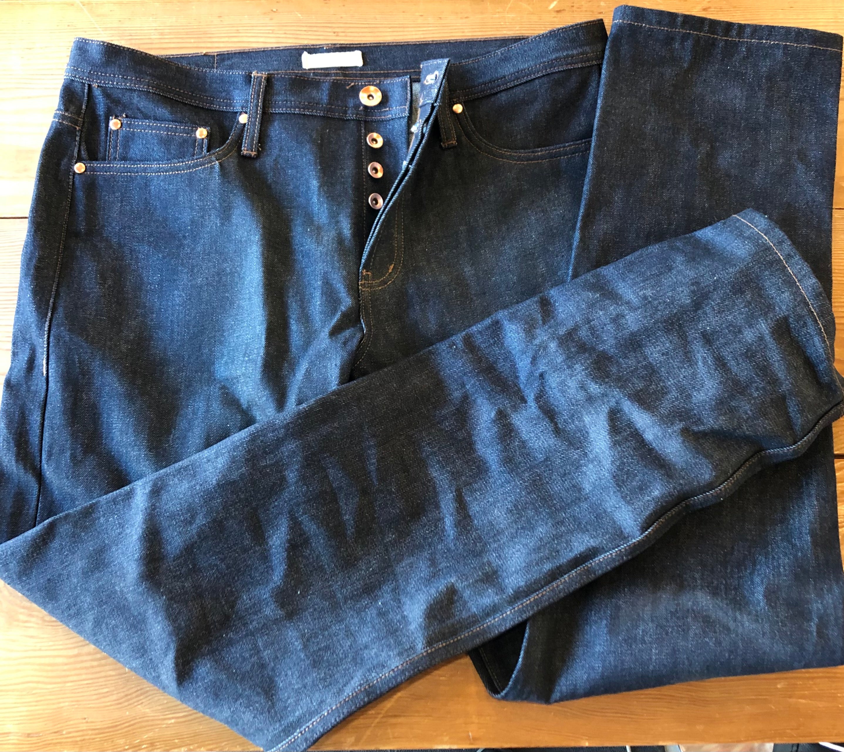 The Unbranded Brand UB201 Tapered Fit 14.5oz Indigo Selvedge Denim